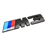 Emblema Bmw M3 Negro Mate