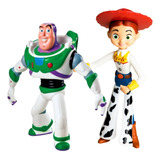 Kit Toy Story 2 Bonecos Disney Pixar Buzz Lightyear E Jessie