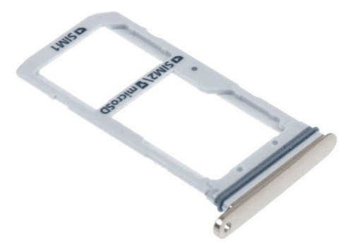 Bandeja Porta Sim Para Samsung S7 Edge G935 Repuesto Color Plata
