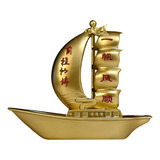 El Barco Dorado De La Riqueza De Feng Shui Decoración Náutic