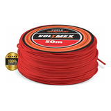 Cable Eléctrico Thw Calibre 10 Rojo Cca De 50 Metros