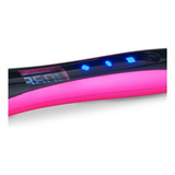 Plancha Rizadora Timco Nv 305 Con Doble Placa Nano Diamond Color Rosa