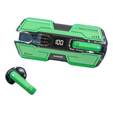 Auriculares Gamer In-ear Ruffo Rf-gm20 Baja Latencia Bt 5.0 Verde