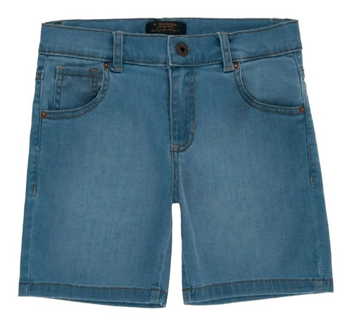 Bermuda Jean Niño Wanama Summer Boys Azul Premium