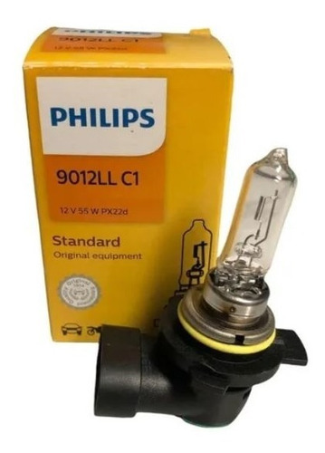 Par De Focos Originales Philips 9012  12v 55w Automotriz