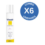 Combo X6 Viasek Espuma Intima Cuidado Intensivo 75 Ml