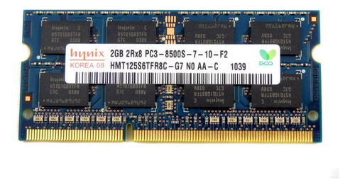 Memoria Ram Hynix Ddr3 2gb 1066 Mhz Pc3-8500s Hmt125s6tfr8c