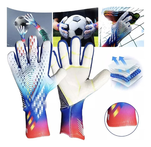 Guantes De Portero De Fútbol Profesional De Látex Antidesliz