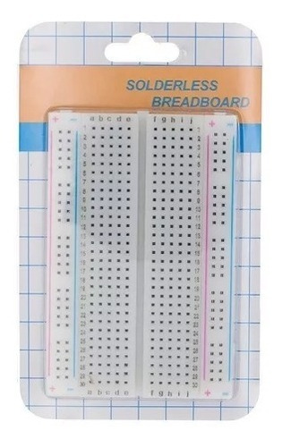 Protoboard 400 Pontos Branco - Arduíno - Esp32 - Pic - Stm