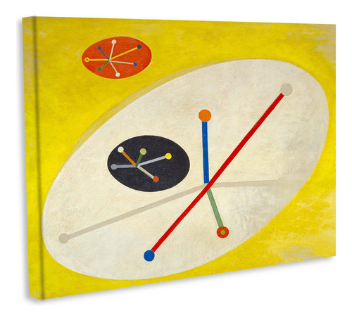 Cuadro Decorativo Canvas 30*40cm Arte Abstracto Amarillo