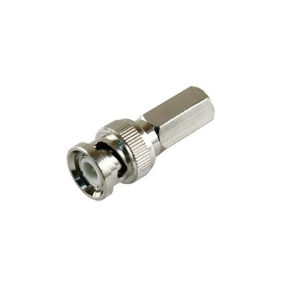 Ttrg92 Conector Bnc Macho Hexagonal Para Cable Coaxial Rg59/