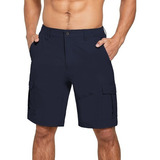 Bermuda Short Cargo Moda Con Varios Bolsillos Para Hombre