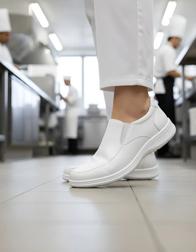 Flexi Zapato Especializado Para Hombre Blanco Cod 108602-1