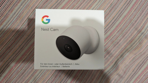 Cámara De Seguridad Google Nest Cam Recargable Ga01317-us