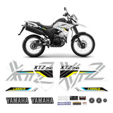 Adesivos Lander Xtz 250 2020 Moto Branca + Emblemas Yamaha