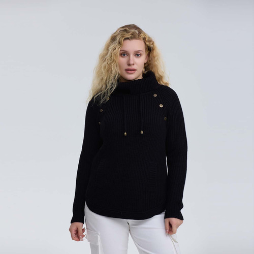 Sweater Mujer Tejido Negro I Fashion's Park