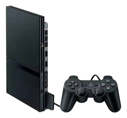 Playstation 2 Slim Com Opl Memory Card E Pen Drive 64gb