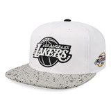 Gorra Mitchell & Ness Nba Cement Top Lakers Los Ángeles Gris