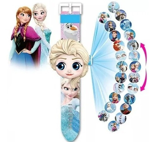 Reloj Digital Y Proyector Frozen 