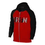 N1 Buzo Campera Capucha Friza Ranglar Deportiva Iron Genetic