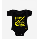 Body Bebé Baby Rockero Infantil Guitarra Eléctrica Fender