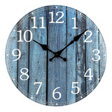 Plumeet Reloj De Pared, 12 Relojes De Pared De Madera Sin Ma