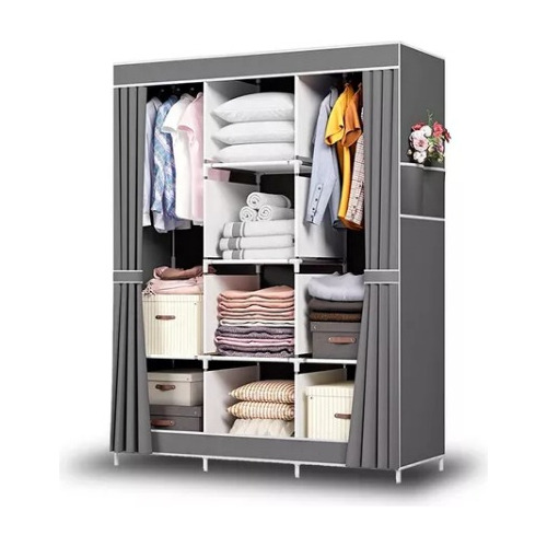 Guarda Roupa Dobravel 2 Portas Organizador E Separador 