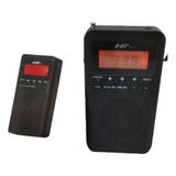 Radio Nia Dual Band Fm/am De Bolsillo An-218 Con Alarma 