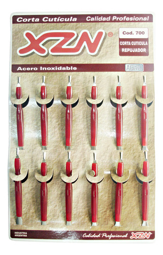 Repujador Y Cortacuticulas Xzn 700 Display 12 Unidades