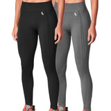 Calça Feminina Leg Lupo Sport Kit C/ 2 Leg Esportiva Fitness