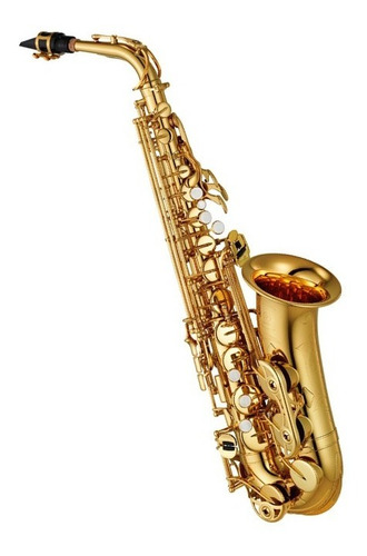 Saxo Alto Yamaha Yas480 En Mi Bemol Y Llaves Fa# Dorado 