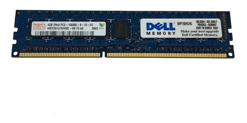 Memoria Ecc 4gb Pc3-10600e 1333mhz Udimm Dell Poweredge T110