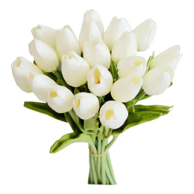 20 Piezas De Flores De Seda De Tulipán Artificiales | MercadoLibre