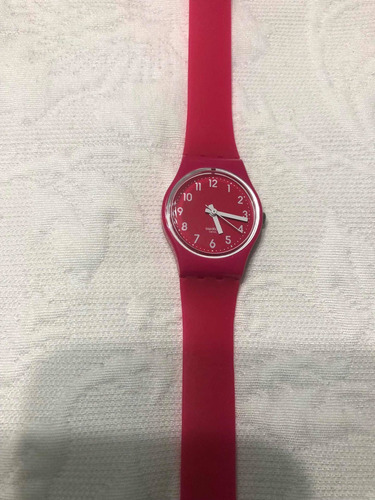 Reloj Swatch Silicona Rosa/fucsia Mujer/nena