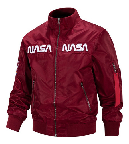 Chaqueta Athleisure De La Nasa Para Hombre, Talla Grande, Co