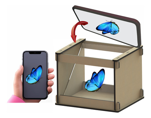 3d Smartphone Holograma Projetor Ciência Brinquedo Educativo