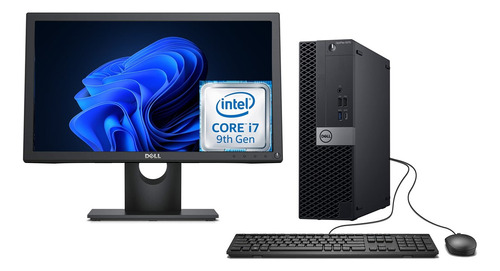 Cpu + Monitor Dell Optiplex 5070 I7 9ª  8gb 480 Ssd Win 10