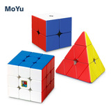 Juego De Cubos Mágicos Magnéticos Moyu Rs3m Rs2m Rs Pyramid