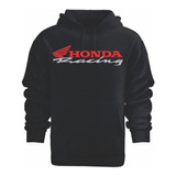 Buzo Motoquero Honda Racing Algodon Estampa De Frente