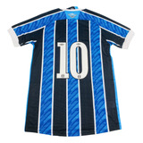 Camisa Umbro Grêmio Tricolor Oficial 1 2020 Classic C/num 10