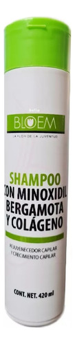 Shampoo Crecimiento De Cabello Colageno + Bergamota Bloem