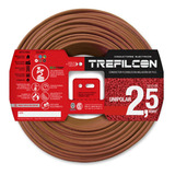 Cable Electrico Normalizado 2,5mm Trefilcon Color Marron X 25 Metros