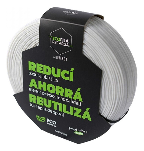 Filamento Pla Impresora 3d Hellbot Ecofila Recarga 1kg