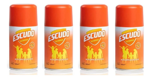 Pack X 4 Unid Repelente De Insectos Escudo Family 180 Cm3