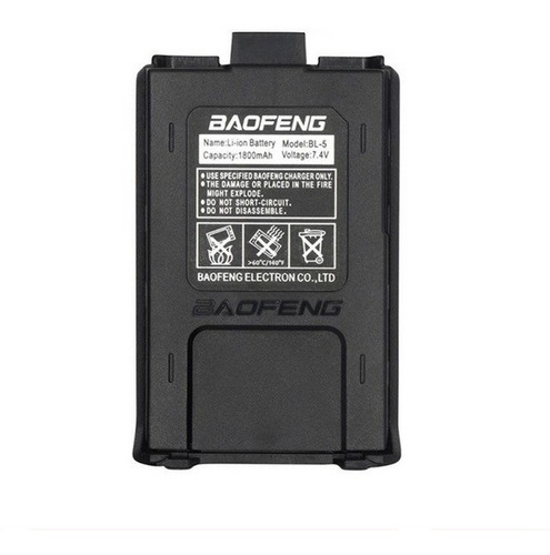 Bateria Ht Baofeng Original ® 1800 Mah 7,4 V Uv5r Uv5ra + Nf