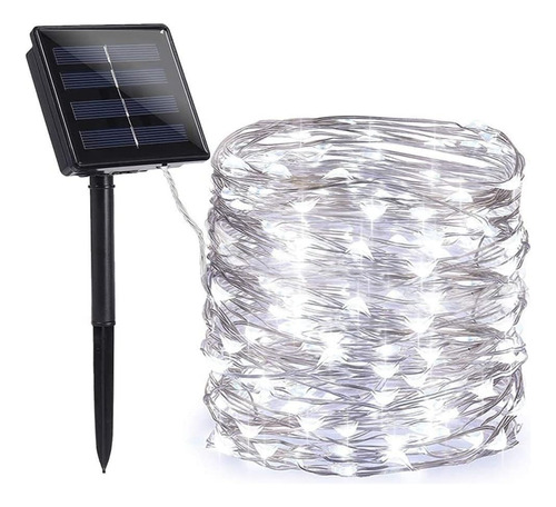 22m Luces De Luz Solar Led Para Decoración Navideña 200 Leds