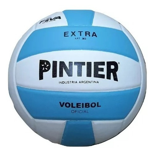 Pelota Voley Pintier Oficial Extra Cuero Vacuno Vulcanizado