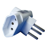 Adaptador De Tomada Universal Triplo 3 Pinos 2p+t Dni 7022 110v/220v