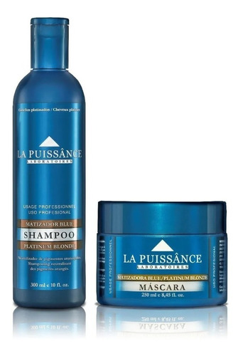 Shampoo + Máscara Azul Matizadora La Puissance 