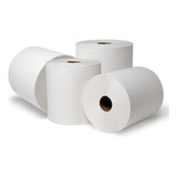 Kit 03 Rolo Papel Toalha Secar Mãos Banheiro Branco Europel